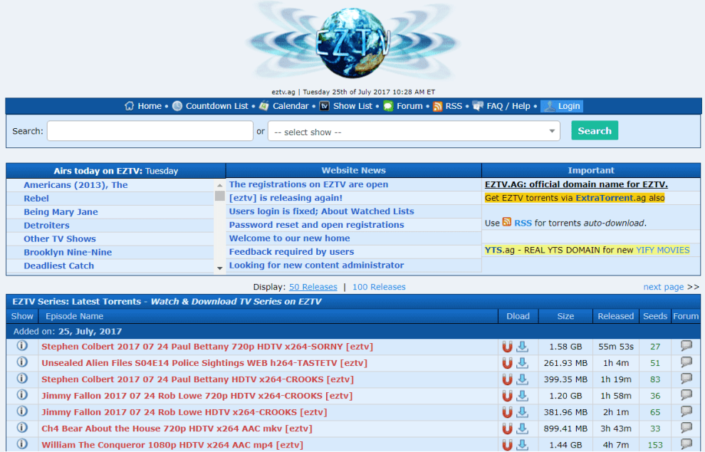 extratorrent tv