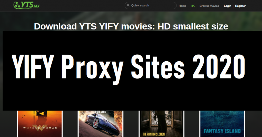 Proxy Mirror. Yify. Yts. Yiftach Swery.