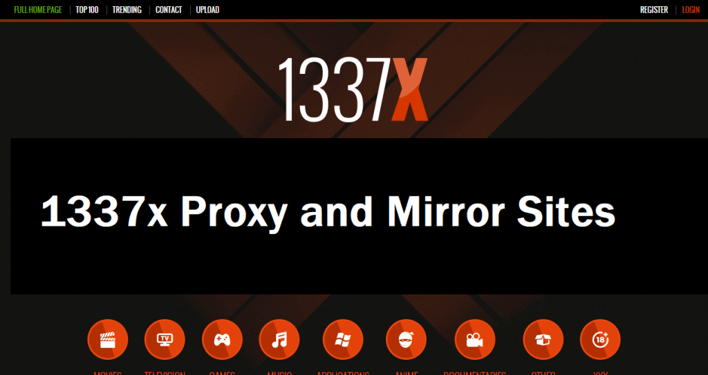 1337x Proxy and Mirrors