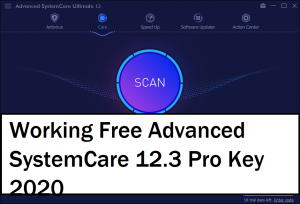 advanced systemcare 12.2 key