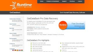Best data recovery software: GetDataBack