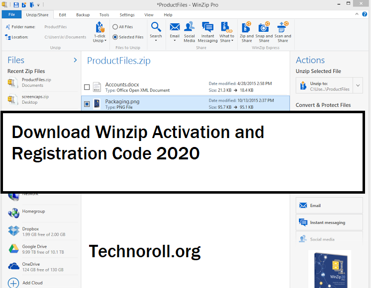 winzip activation code