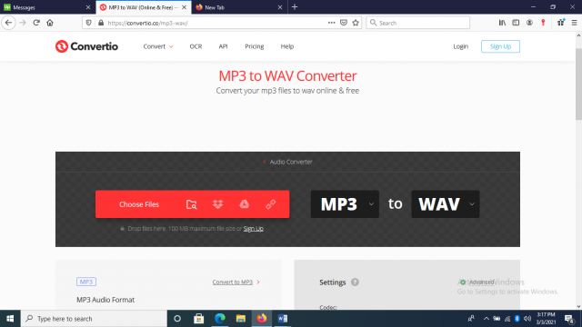 wondershare mp3 converter